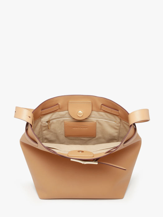 Longchamp Le roseau smart Schoudertas Beige
